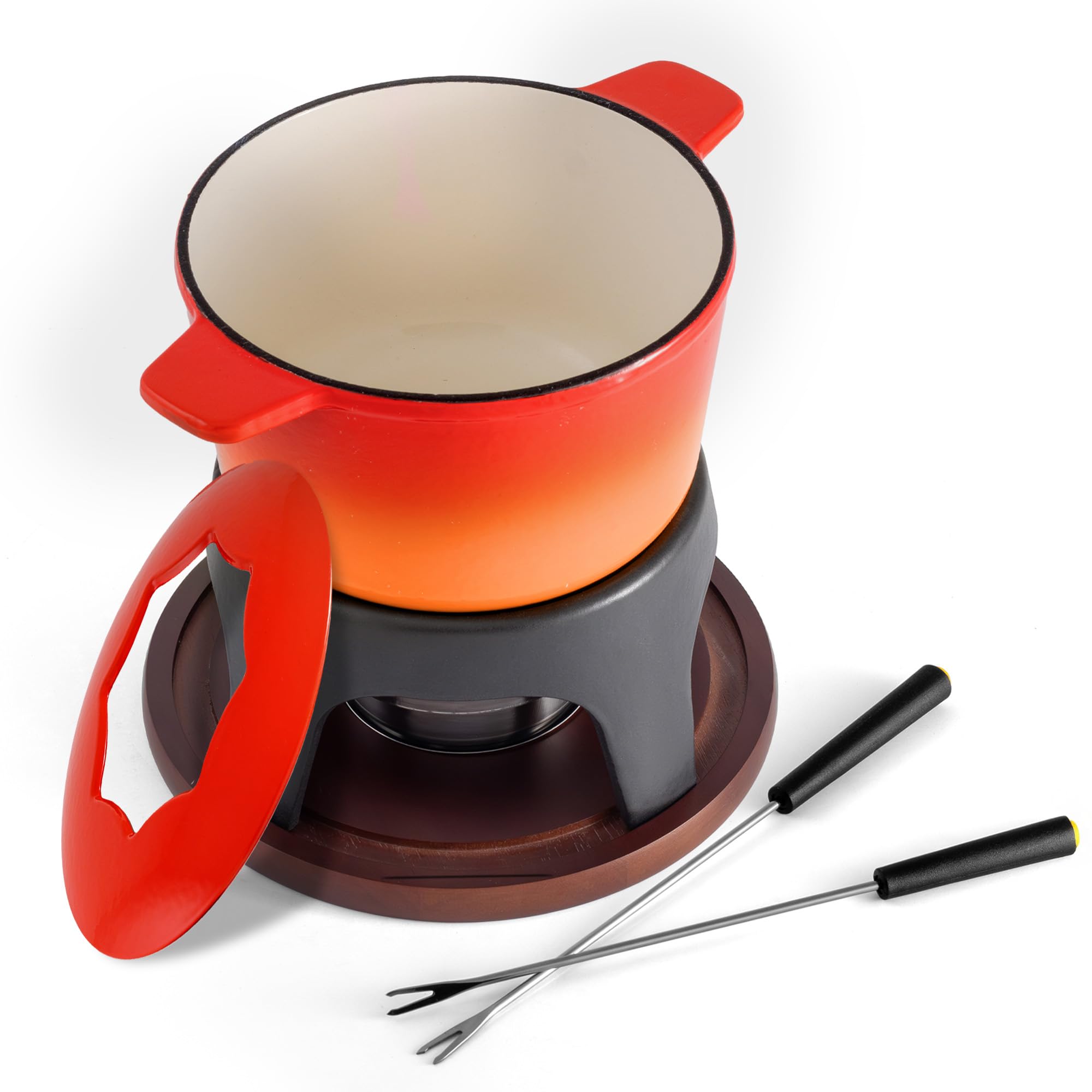 Amazon.com: Swissmar Sierra Cast Iron Fondue Set, 1.6 Quart / 1.6